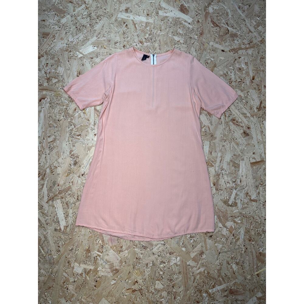 Valija Women’s Peach Midi Short Sleeve Dress Sz XS